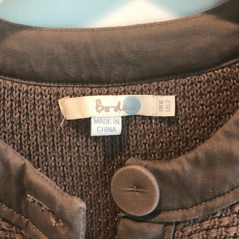 🌵Boden | Gray Knit Coatigan Sweater Coat